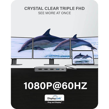 ALOGIC DV3 Universal Triple Display Docking Station - DUCDDV3
