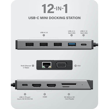 ALOGIC DV3 Universal Triple Display Docking Station - DUCDDV3