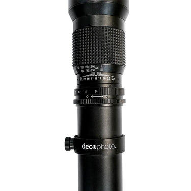 Deco Photo Universal 500mm Preset Telephoto Lens fot T-Mount Open Box + 1 Year Warranty