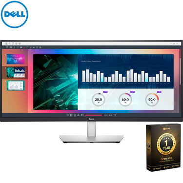 Dell P3421W 34" Curved Monitor (Item under review for QC) Open Box  + 1 Year Warranty