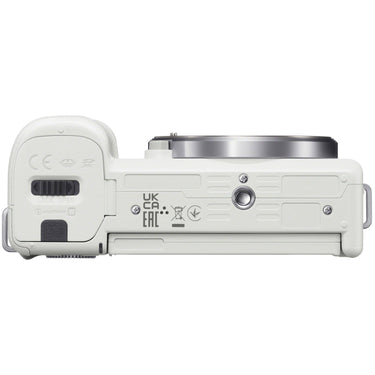 Sony  ZV-E10 Mirrorless APS-C Camera Body White + ACCVC2 Vlogger Tripod & Mic Kit