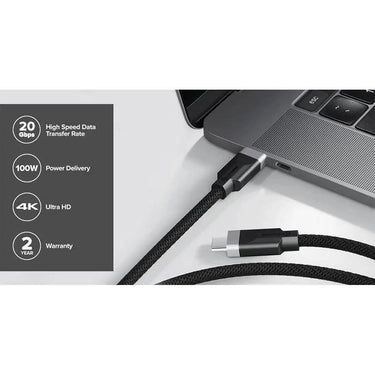 ALOGIC Fusion USB-C to USB-C 3.2 Gen 2 2m Cable - FUSCC2-SGR