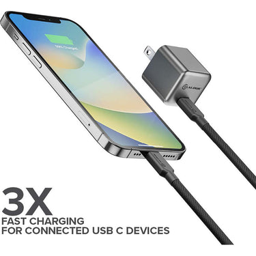 ALOGIC 30W Rapid Power USB-C Miniature GaN Charger - WCG1X30SGR-US