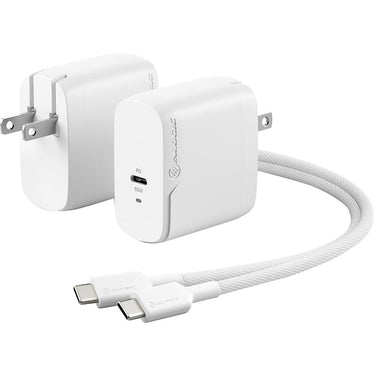 ALOGIC 1 Port 65W Rapid Power GaN Charger in White- WCG1X65-US