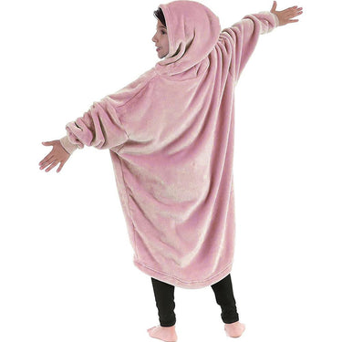 The Comfy Lite Quarter-Zip Wearable Juniors Blanket Blush H230584031000