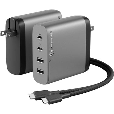 ALOGIC 4 Port 100W GaN Charger in White - WCG4X100SGR-US