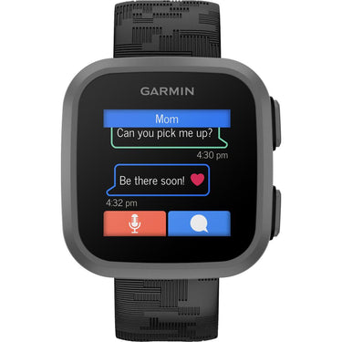 Garmin Bounce Kids Smartwatch Two-Way Text & Voice Messaging Location Track -Black Camo