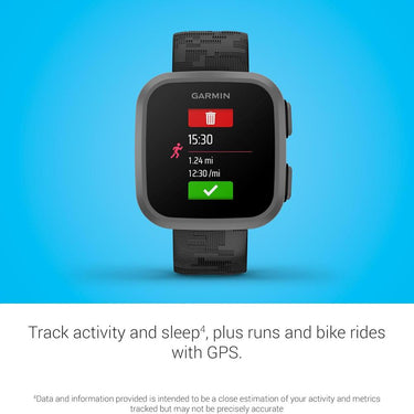Garmin Bounce Kids Smartwatch Two-Way Text & Voice Messaging Location Track -Black Camo