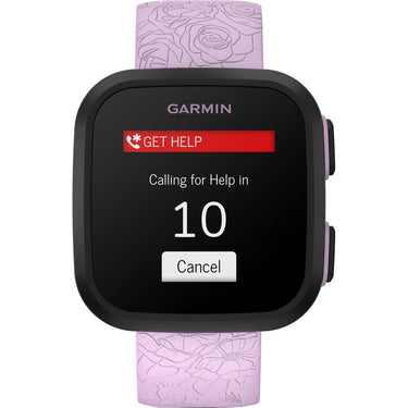Garmin Bounce Kid Smartwatch Two-Way Text & Voice Messaging Location Track Lilac Floral
