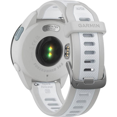 Garmin Forerunner 165 Smart Sport Watch, Mist Gray + Whitestone