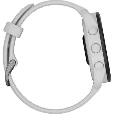 Garmin Forerunner 165 Smart Sport Watch, Mist Gray + Whitestone