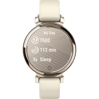 Garmin Lily 2 Smartwatch Cream Gold with Coconut Silicone Band