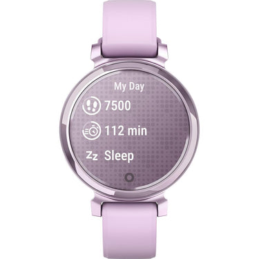Garmin Lily 2 Smartwatch Metallic Lilac with Lilac Silicone Band