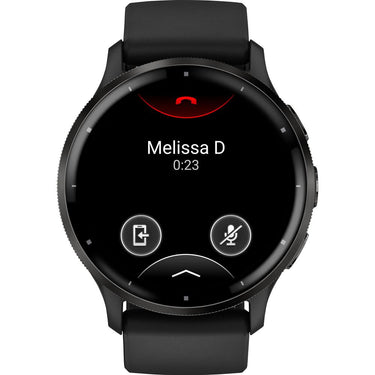 Garmin Venu 3 Health and Fitness GPS Smartwatch Steel Bezel w/ Black Case (45mm)