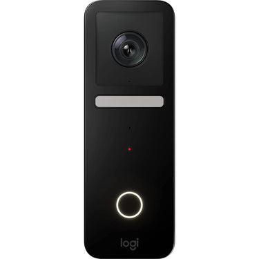 Logitech Core Circle View Apple HomeKit- enabled Wired Doorbell in Black - 961-000484