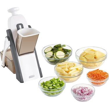 Dash Safe Slice Mandoline Slicer, Dicer for Vegetables with Thickness Adjuster