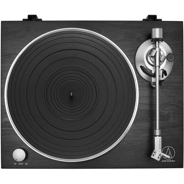 Audio-Technica AT-LPW30BKR Manual Belt-Drive Turntable + Mat & Cleaning System