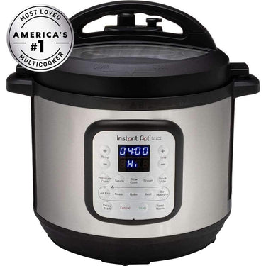 Instant Pot Duo Crisp 11-in-1 Air Fryer Electric Pressure Cooker Combo 8 Quart (Refurbished)