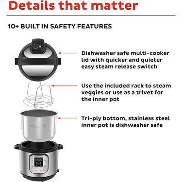 Instant Pot 6qt Duo Pressure Cooker
