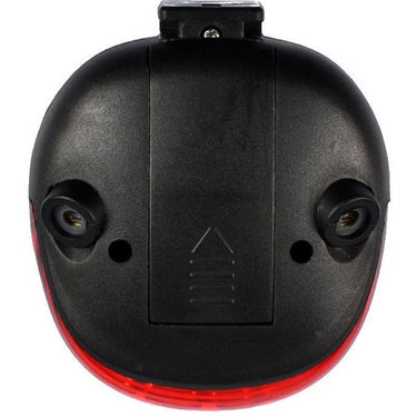 ViceHQ Super Bright 5 LED's Laser Taillight for Bicycle Safety - Red Light