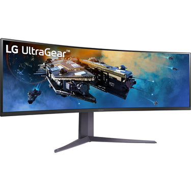 LG 45GR75DCB 45-inch Ultragear Curved Gaming Monitor, 3-Way Adjustable Stand