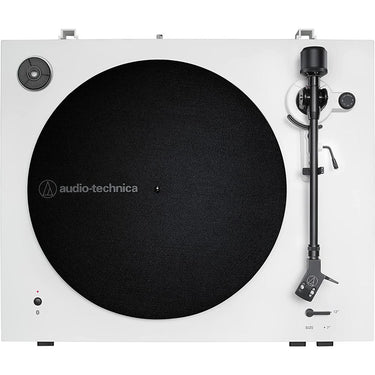Audio-Technica Fully Automatic Wireless Belt-drive Turntable, White w/ 2 Yr Warranty Bundle