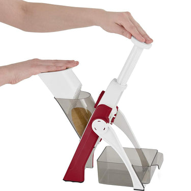 Dash Safe Slice Mandoline Slicer Vegetables Dicer Open Box Red + 1 Year Warranty