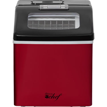 Deco Chef Countertop Portable Ice Maker Red/Black Open Box with 1 Year Warranty