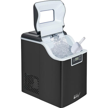 Deco Chef 44LB Countertop Nugget Ice Maker Black Open Box with 1 Year Warranty