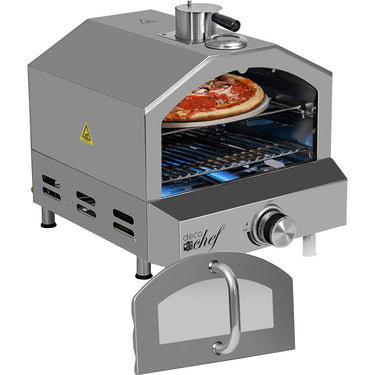 Deco Chef 2-in-1 Propane Gas Pizza Oven & Grill Open Box + 1 Year Warranty