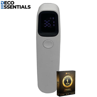 Deco Essentials No Contact Infrared Thermometer Open Box with 1 Year Warranty