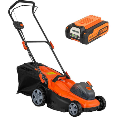 Deco Home Cordless Lawn Mower 16" Deck, 40V Battery Open Box + 1 Year Warranty