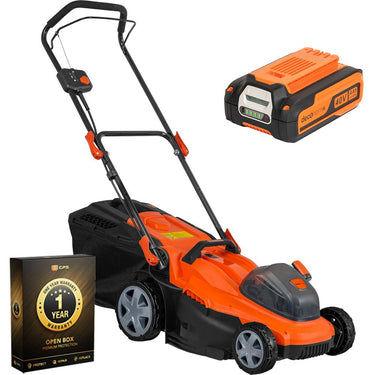 Deco Home Cordless Lawn Mower 16" Deck, 40V Battery Open Box + 1 Year Warranty