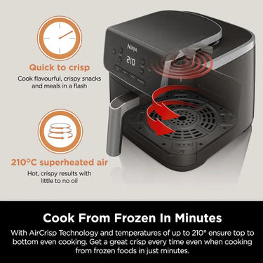 Ninja Air Fryer Pro 4in1 5QT Air Crisp Technology Nonstick Basket AF141 (Refurbished)