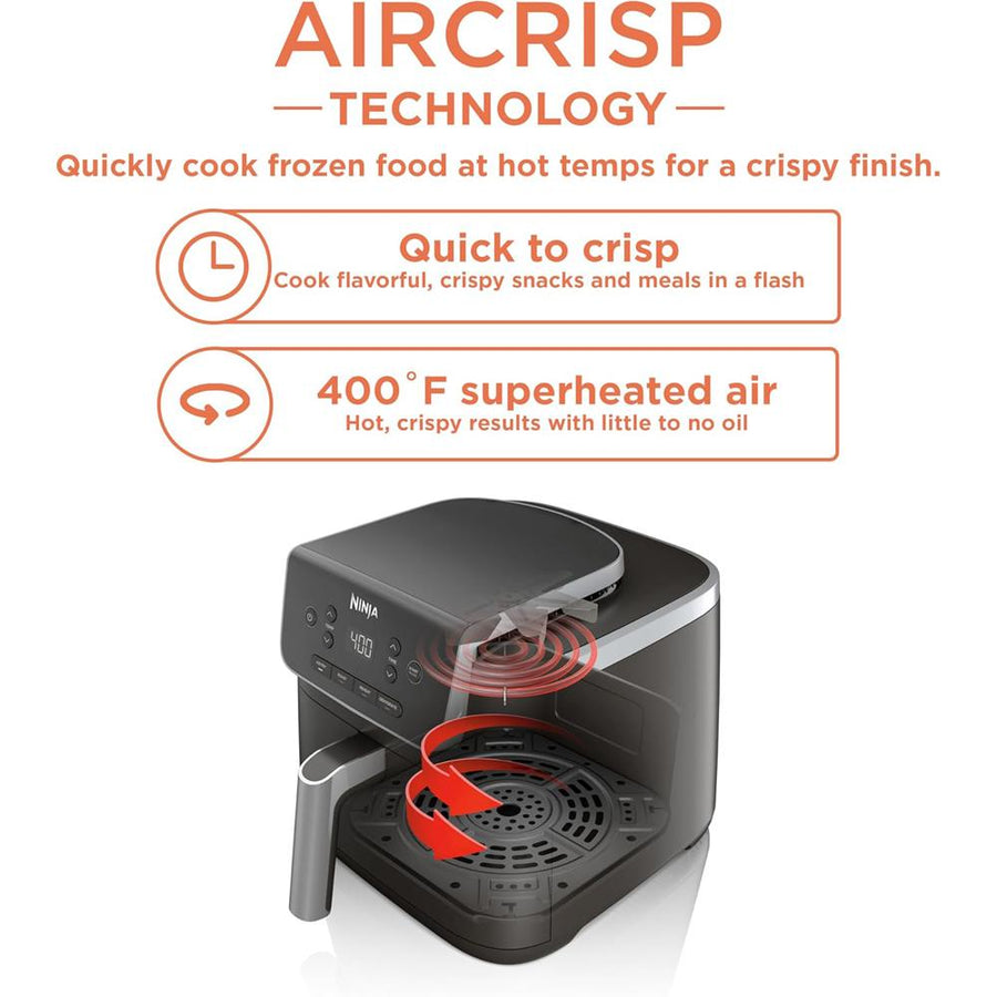 Ninja Air Fryer Pro 4in1 5QT Air Crisp Technology Nonstick Basket AF141 (Refurbished)