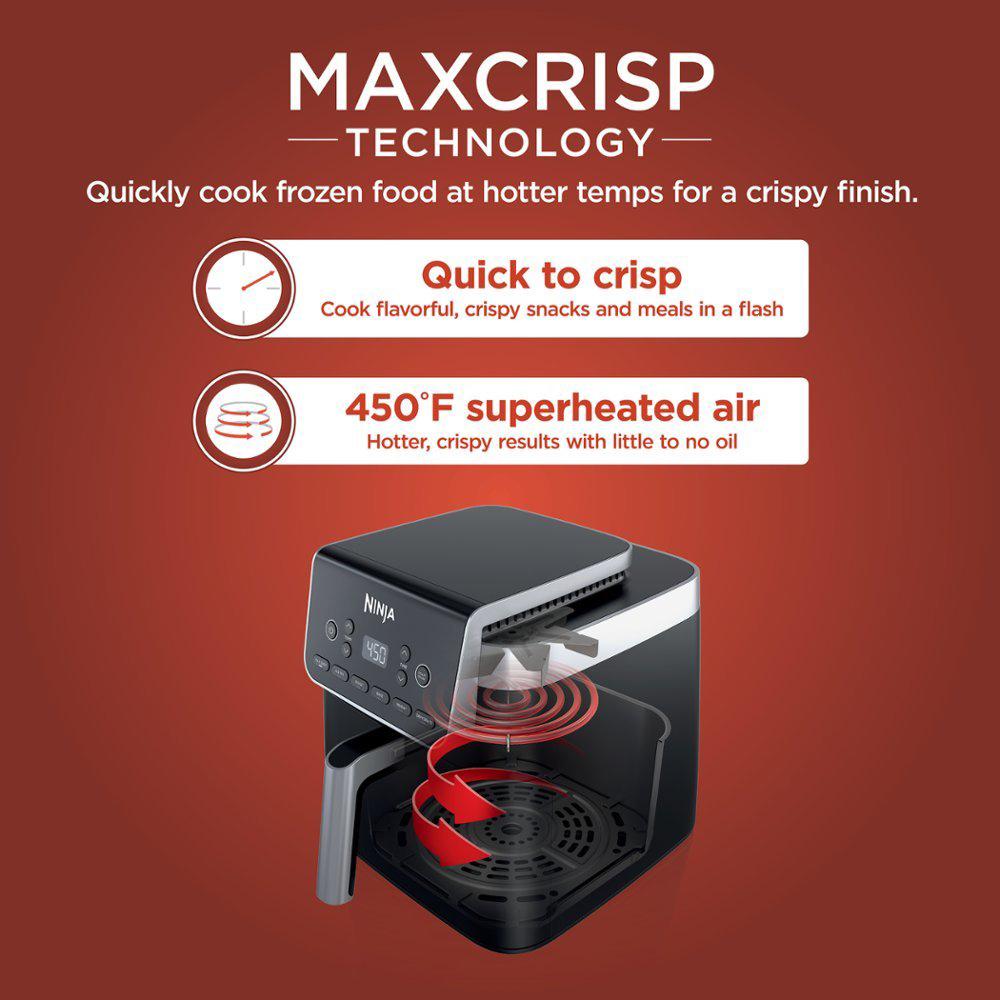 Ninja Air Fryer Pro XL 6in1 6.5Q Max Crisp Technology Nonstick Basket AF181 (Refurb) — view 2