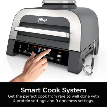 Ninja DG551 Foodi Smart XL 6-in-1 Indoor Grill w/ Smart Cook System (Refurbished)