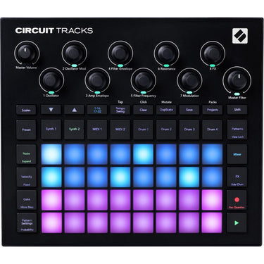 Novation Circuit Tracks Standalone Groovebox with Synths, Drums and Sequencer