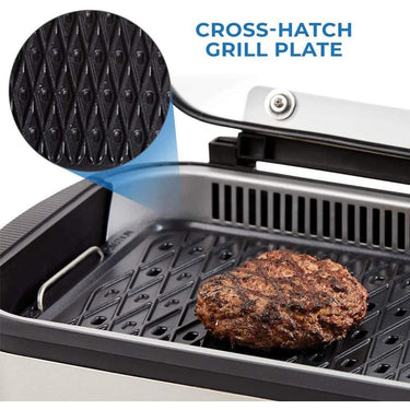 PowerXL Smokeless Indoor 1500 Watt Grill, Green (5-00682-05)