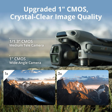 DJI Air 3S Fly More Combo (RC 2) 4K Dual-Camera Drone 1" CMOS, 45Min Flight