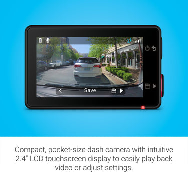 Garmin Dash Cam X310 4K UHD Touchscreen, 140-degree FOV, Clarity Polarizer