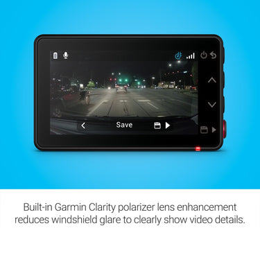 Garmin Dash Cam X210 1440p HD, 140-degree FOV, Clarity Polarizer, Voice Control, GPS