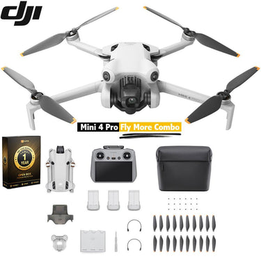 DJI Mini 4 Pro 4K HDR Drone Fly More Combo w/ RC 2 Remote Open Box + 1 Year Warranty
