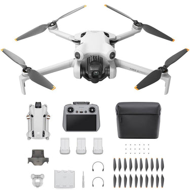 DJI Mini 4 Pro 4K HDR Drone Fly More Combo w/ RC 2 Remote Open Box + 1 Year Warranty