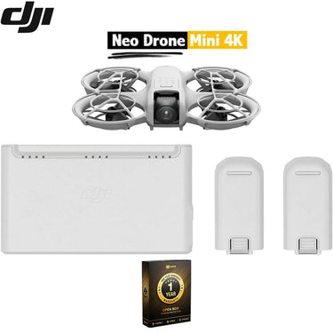 DJI Neo Drone Mini 4K Quadcopter with 3 Battery Combo Open Box + 1 Year Warranty