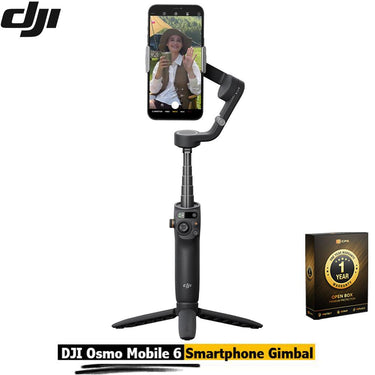 DJI Osmo Mobile 6 Smartphone Gimbal Stabilizer (Open Box) + 1 Year Warranty
