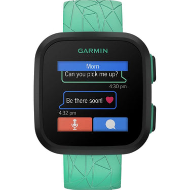 Garmin Bounce Kids Smartwatch Two-Way Text & Voice Messaging Location Track Green Burst