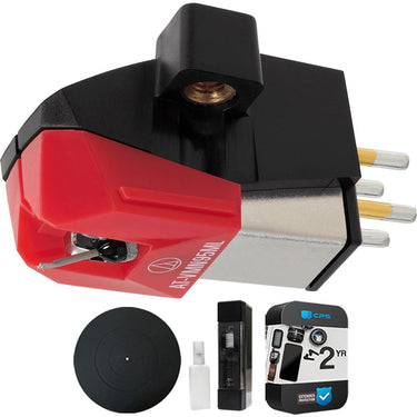 Audio-Technica Dual Moving Turntable Cartridge + Cleaning & 2 Yr Warranty Bundle