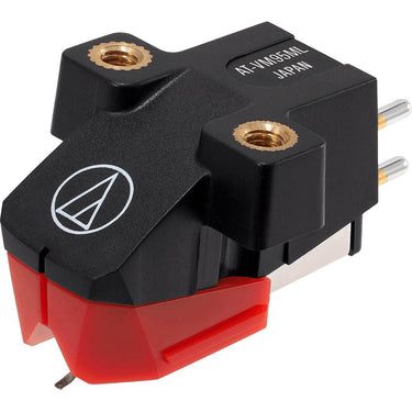 Audio-Technica Dual Moving Magnet Turntable Phono Cartridge Red with Rubber Mat