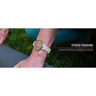 Garmin Lily 2 Smartwatch Cream Gold with Coconut Silicone Band